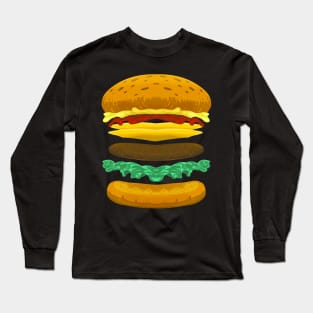 Burger breakdown Long Sleeve T-Shirt